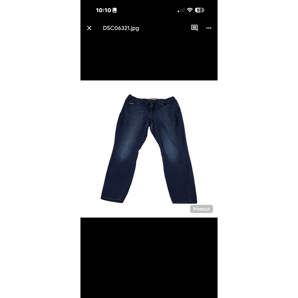 Levi Stratus Signature Midrise Skinny Jeans Women's 16 Dark Wash Stretch